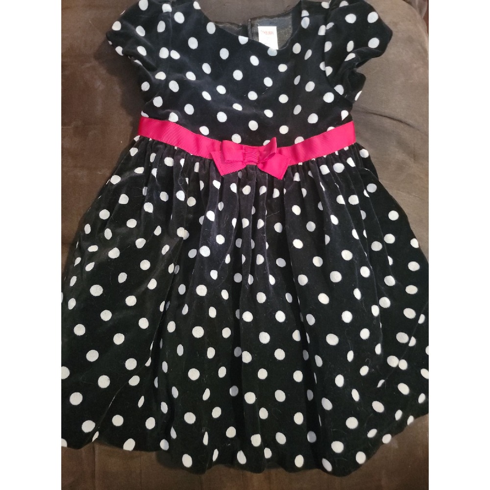 Gymboree holiday panda polka‎ dot dress size 2t